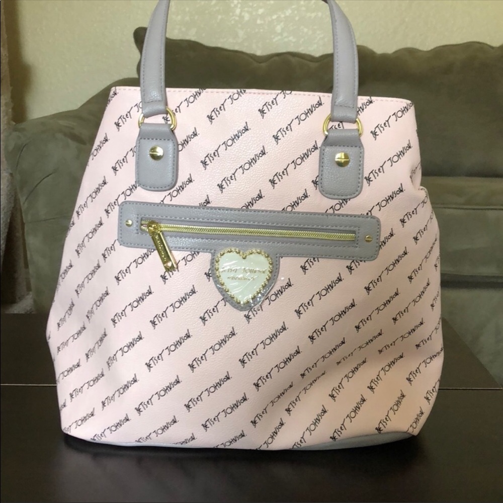 XL Blush Betsey Johnson Tote